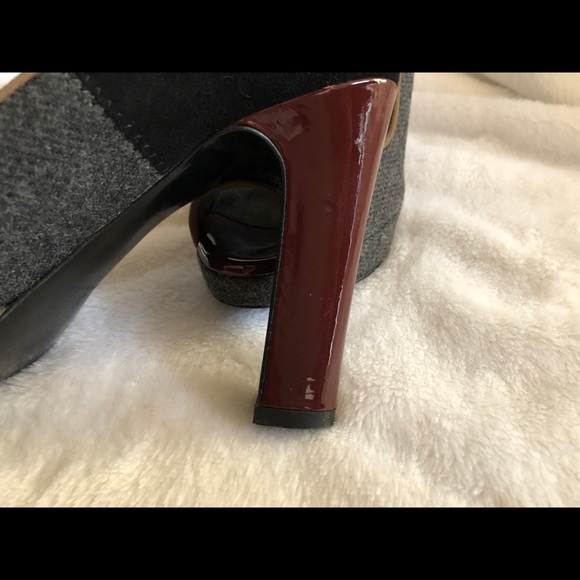 J.Crew Flannery Platform Peep Toe Pumps Size 6.5 - Picture 8 of 8